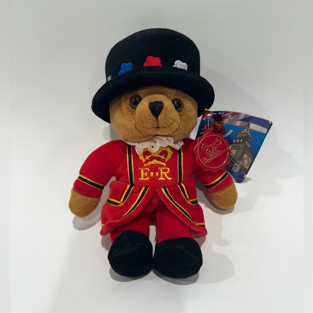 Keel Toys British Royal Guard London Beefeater Teddy Bear Plush Red Stuffed